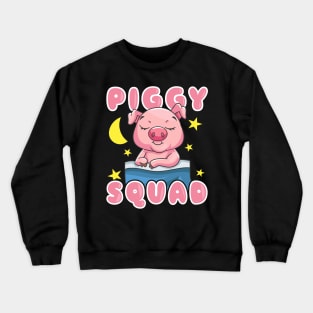 Piggy Squad Pigs Farm Animals Crewneck Sweatshirt